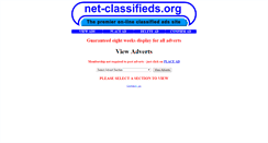 Desktop Screenshot of net-classifieds.org