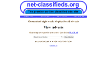 Tablet Screenshot of net-classifieds.org